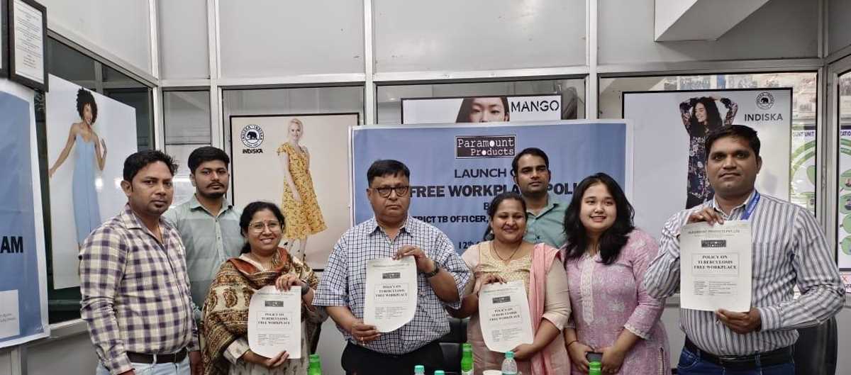 क्षय रोग विभाग के साथ मिलकर पैरामाउंट कंपनी टीबी के प्रति चलाया जागरुकता अभियान